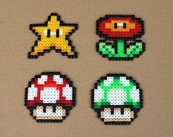Super Mario Brothers 3 Medium Perler Sprites: Magnets and