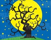 80% OFF Halloween clipart, spooky tree clipart, commercial use, vector graphics, digital clip art, digital images - AMB-287 Il_170x135