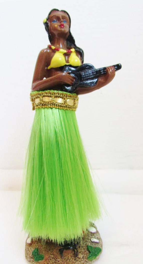 Vintage Plastic Dashboard Hula Girl by FreshtoDeathVintage on Etsy