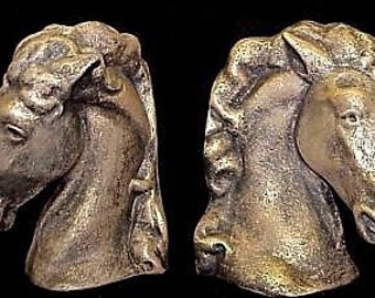 Arabian Horse Head Bookends