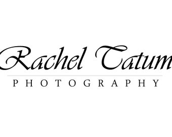 CLEARANCE DIY Instant Download Custom Premade Photography Logo and Watermark "Simple Download2" - Fully Custom Font and Color