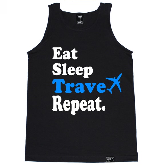 eat sleep travel repeat shirt