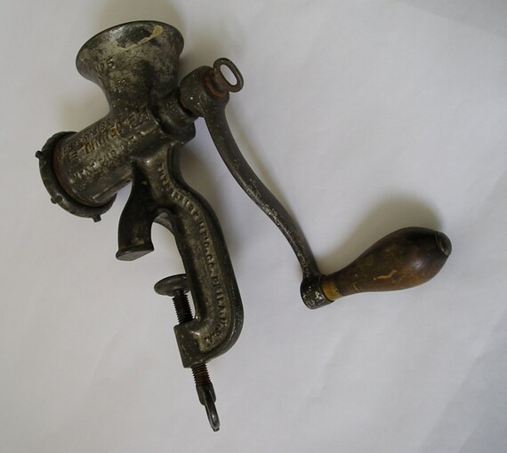 Antique / Vintage Enterprise Tinned Meat Chopper Grinder No. 5