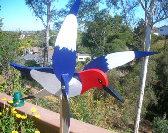 Items similar to Red-headed Woodpecker hanging on on Etsy