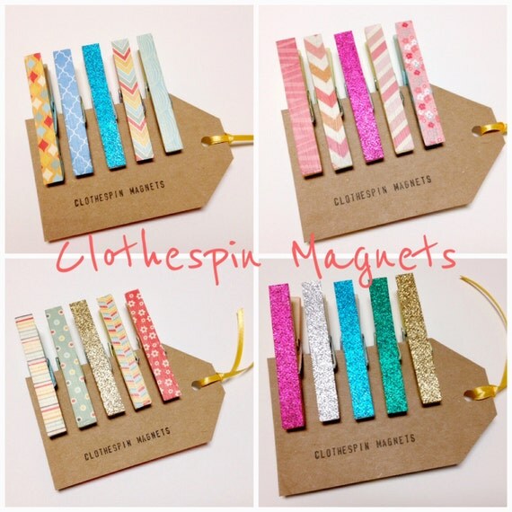 Items similar to Clothespin set of 5 on Etsy