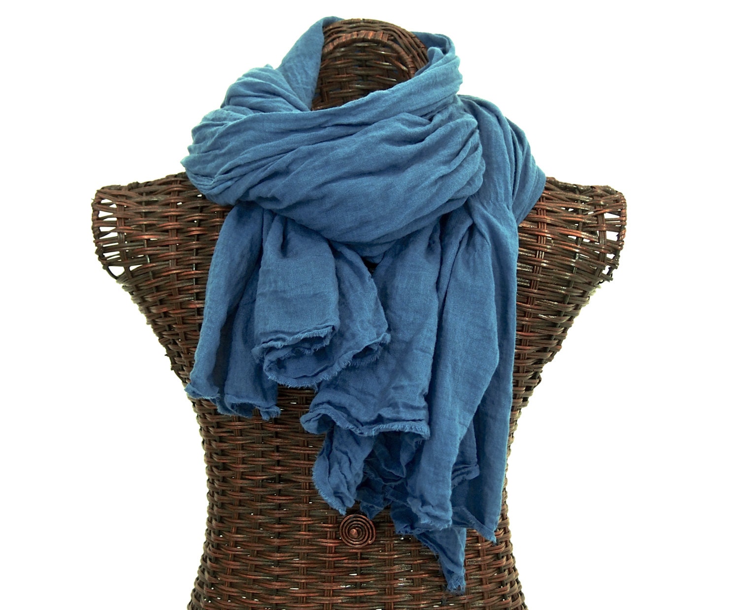 XL Nomad Scarf Indigo Blue Scarf Extra Large Scarf