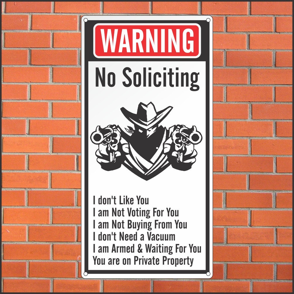 funny no soliciting sign printable that are exhilarating tara blog