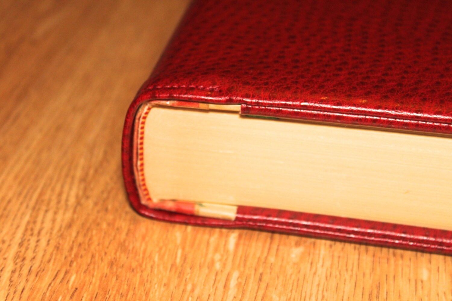 Faux Leather Book Cover Using Your Book's Dimensions for