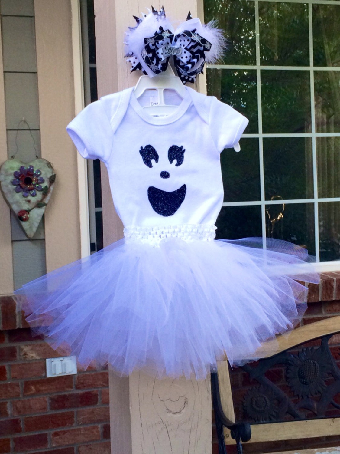 Baby Ghost Costume Toddler Ghost Costume by tutusandtouchdowns