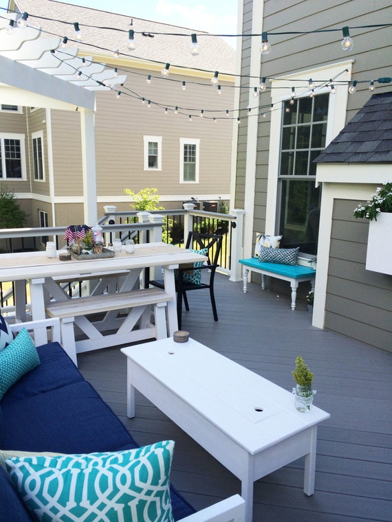 Outdoor Cooler Coffee Table