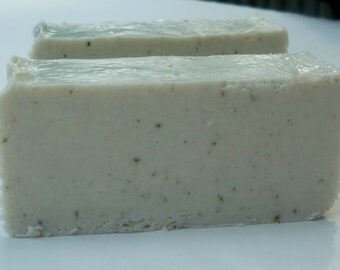 Cambrian Clay Soap - All Natural Soap - Unscented Soap - Oily Skin Soap - Vegan Soap, Exfoliating Soap - Fragrance Free Soap - Clay Soap