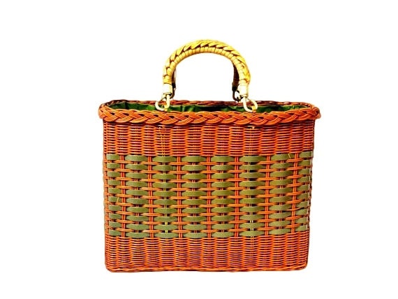 plastic basket handbag