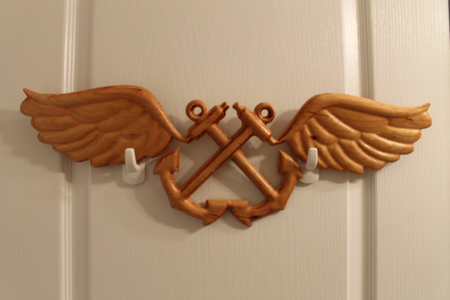 Navy Aviation boatswain's mate carved wings by TAWoodandVinyl