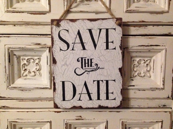 Rustic Save The Date Signs 7