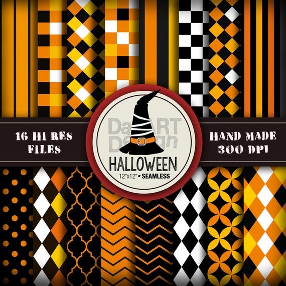 Halloween patterns Digital Paper