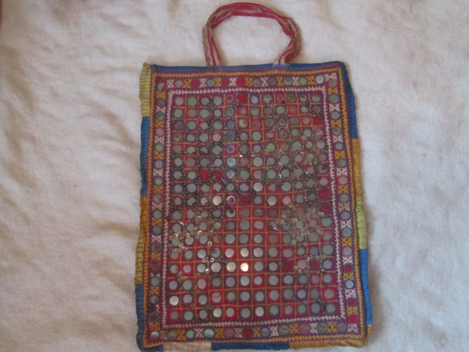 gujrati mirror work bags