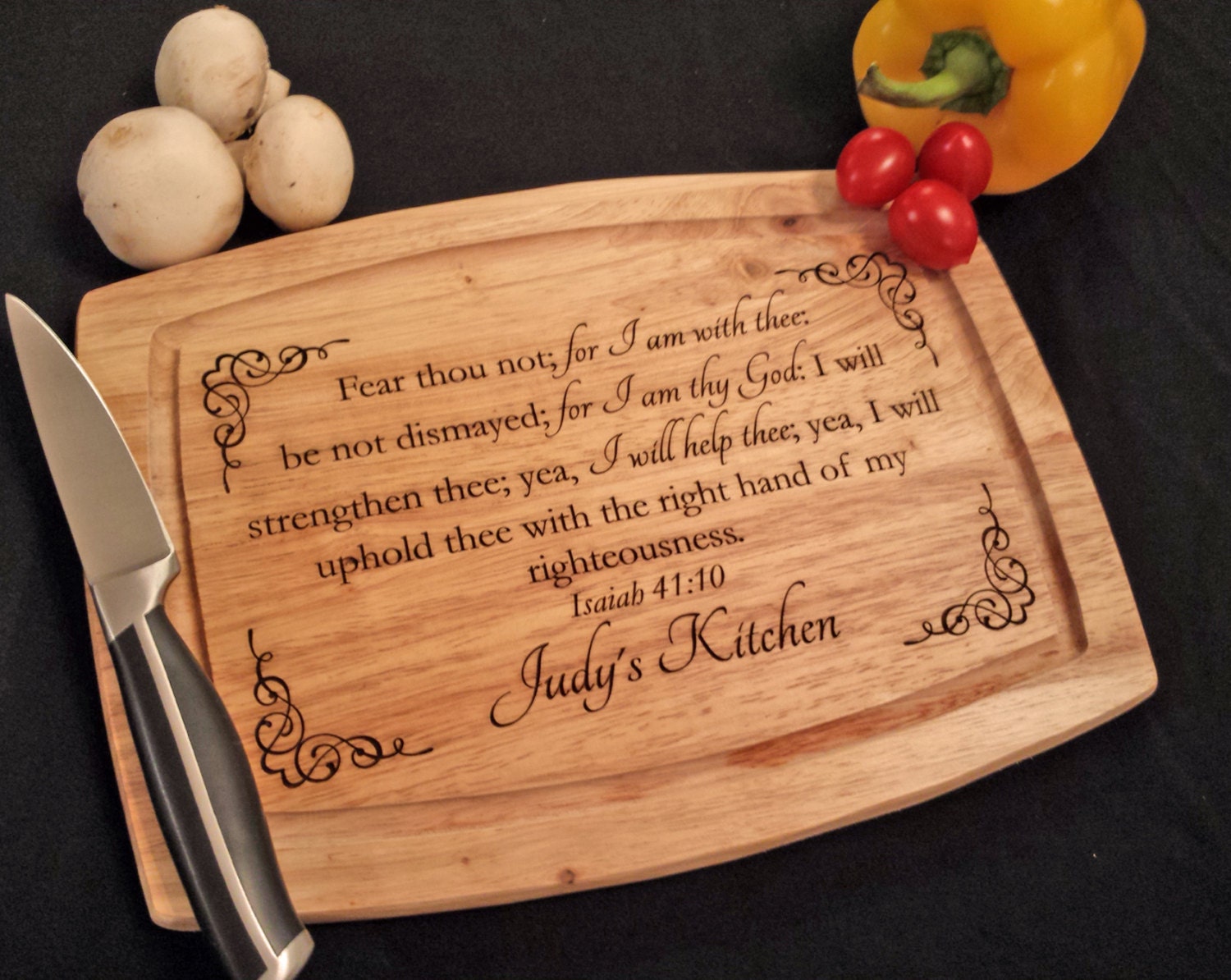 Personalized Cutting Board. Engraved with Bible verse or ANY