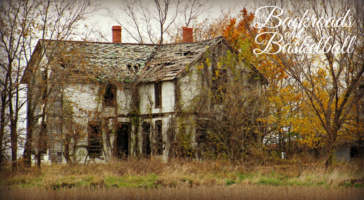 Abandoned House print fine art home decor wall art photo print