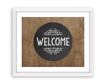 Welcome chalkboard | Etsy