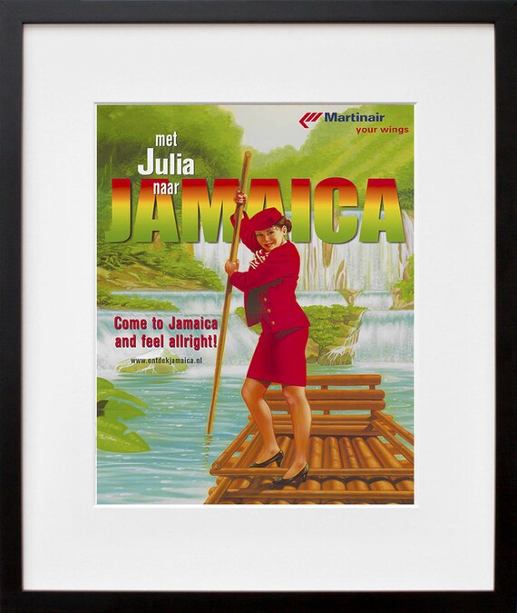 Travel Art Jamaica Print Poster Jamaican Vintage Home Decor
