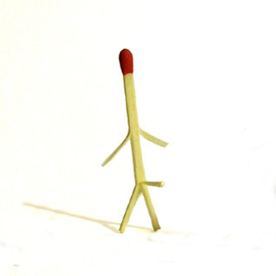 match stick men painting