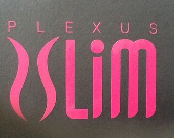 Plexus Slim Vinyl Decal set x2 Color Choice available automobile banner