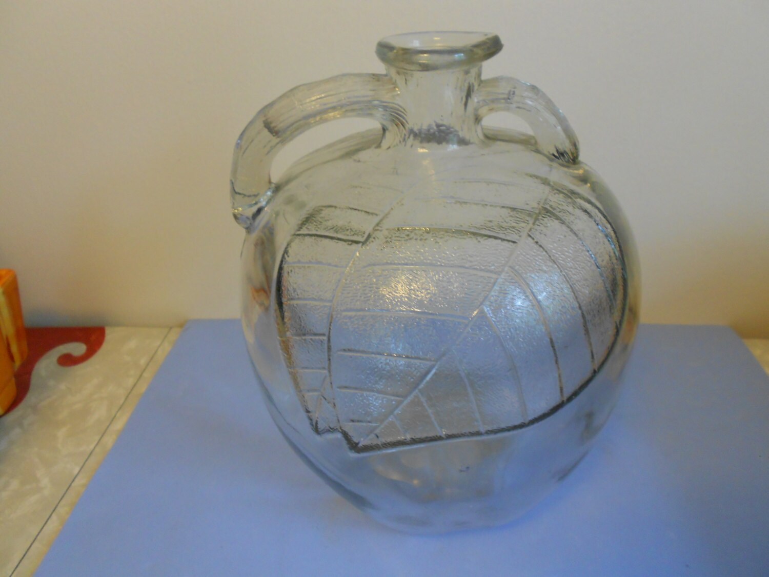 Vintage White House Half Gallon Vinegar Apple Jug by FoundGoodies