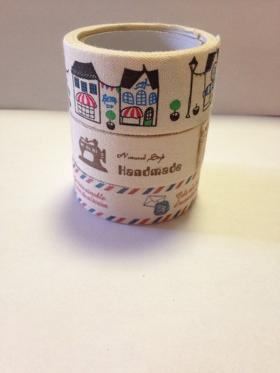 Items similar to Cotton washi tape fabric washi tape. on Etsy