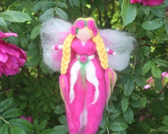 rose fairy figurine