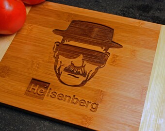 Breaking Bad cutting board, Heisenberg, Walter White, Heisenberg ...