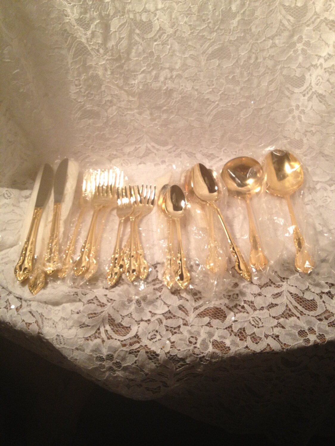 Oneida Gold Electroplate Flatware, Rogers By Kenwood, Stainless, Golden