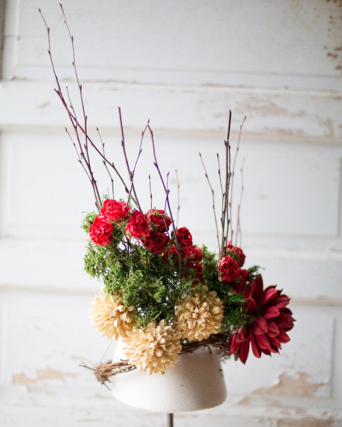 glorious naturalistic flower crown