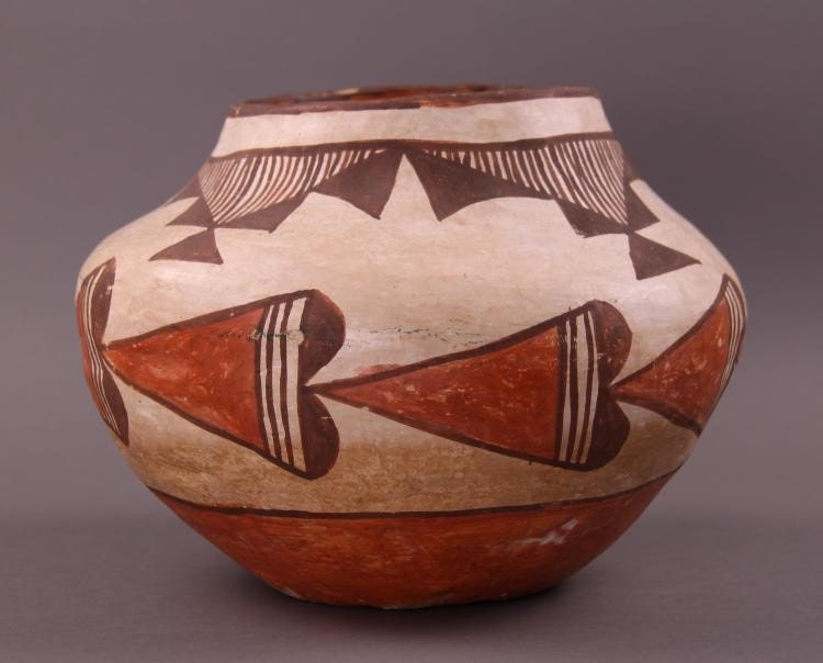Pottery Early Native American Pottery Olla 246