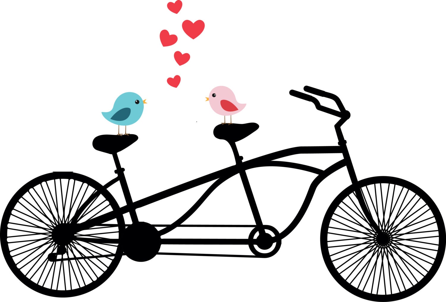 tandem bicycle clip art free - photo #2