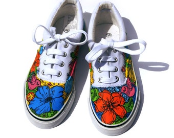 floral converse – Etsy