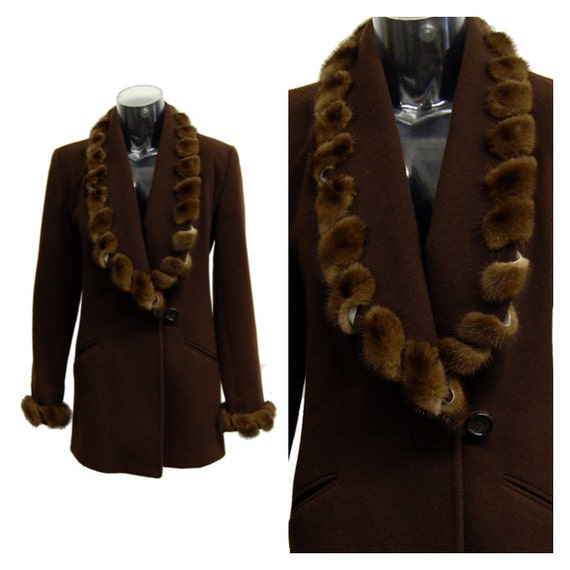 Reduced Vintage Faux Fur Reversible Long Maxi Coat By Circape Winter Clearance Vintage J Percy For Marvin Richards Leather Coat With Faux Fur Collar Xl