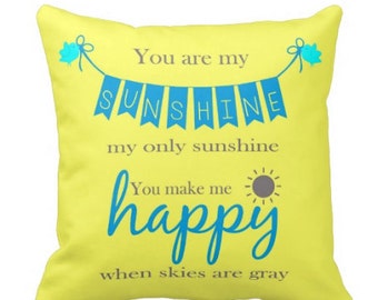 Popular items for you are my sunshine pillow on Etsy