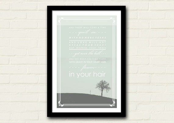 Mumford And Sons Lyrics Poster Creativehobbystore