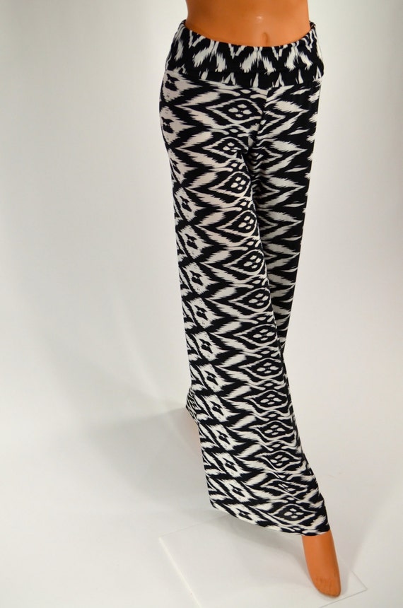 tribal print palazzo pants