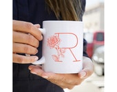 Botanical Monogram Mug - 11 oz. Botanical Monogram Mug - 11 oz.