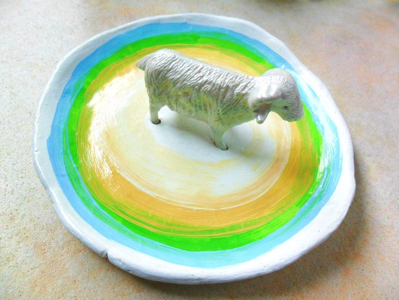 Handmade Sheep ring dish from The Forma