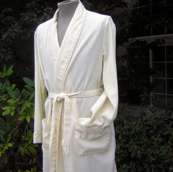 RESERVED for Colleen Vintage Mens Seersucker by DecadencePast