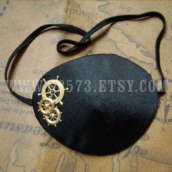 Eye patch aeronautical military style retro uniform