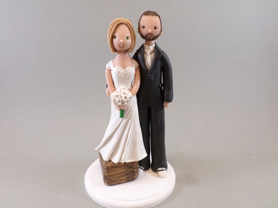  Short  Bride  Tall  Groom  Customized Wedding  Cake  Topper 