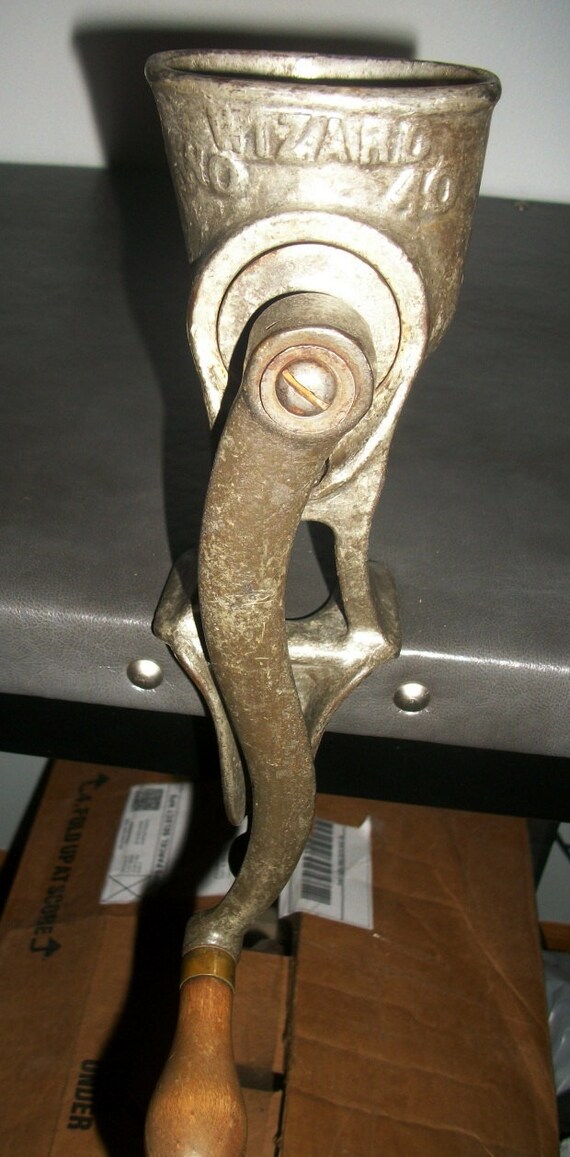 Vintage Wizard Number 40 Meat Grinder by Junkydory on Etsy