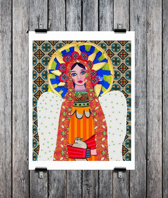 50% Off Today - Mexican Folk Art - Art Poster Print of painting by ...