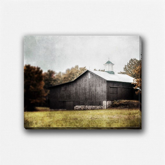 Canvas Art: Gallery Wrapped Canvas Rustic Barn by LisaRussoFineArt