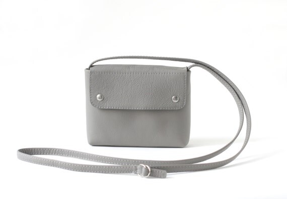 small grey cross body bag