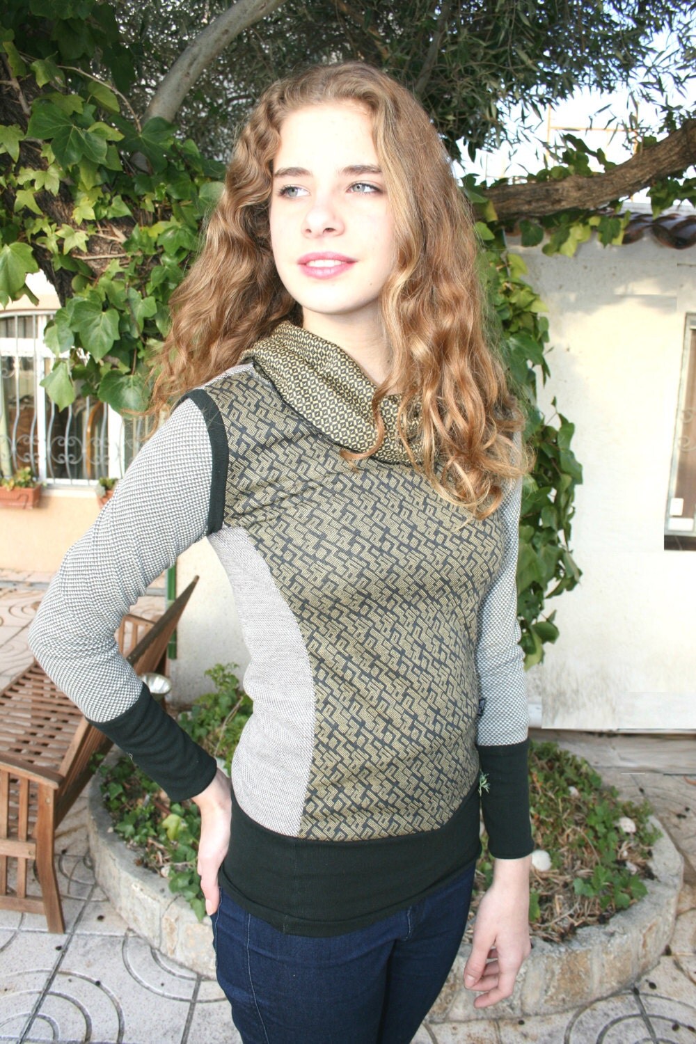 cowl neck sweater aztec geometric sweater sweatshirt cowl neck sweater aztec geometric sweater sweatshirt