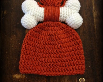 Pebbles Flintstone hat -Sizes Newborn to Toddler